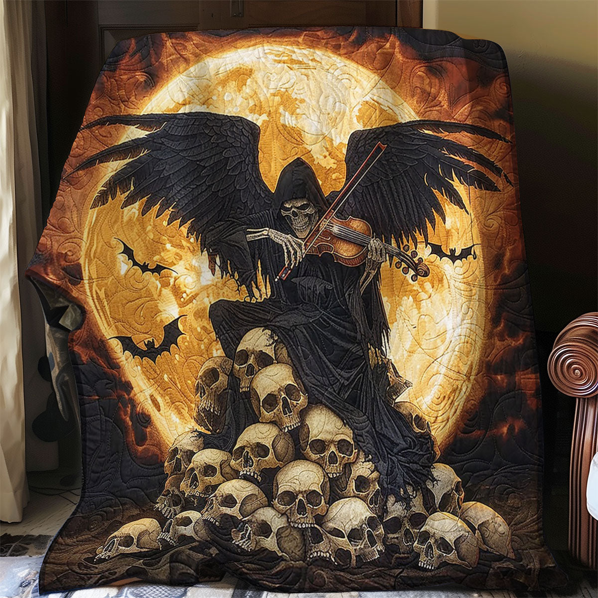 The Violin Of Death WO0908012CL Quilt