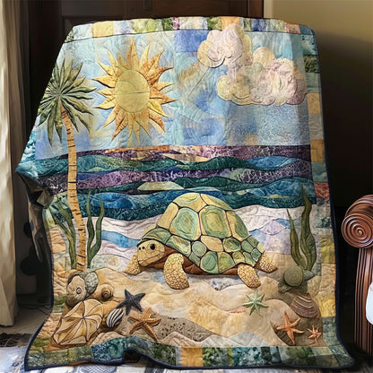 Tortoise On The Beach WO0608025CL Quilt