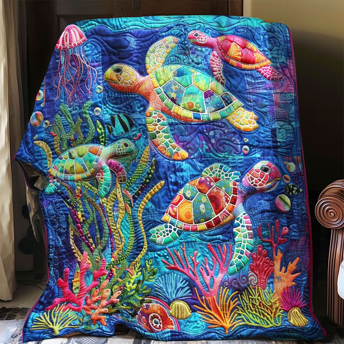 Turtle Sea WO0808036CL Quilt