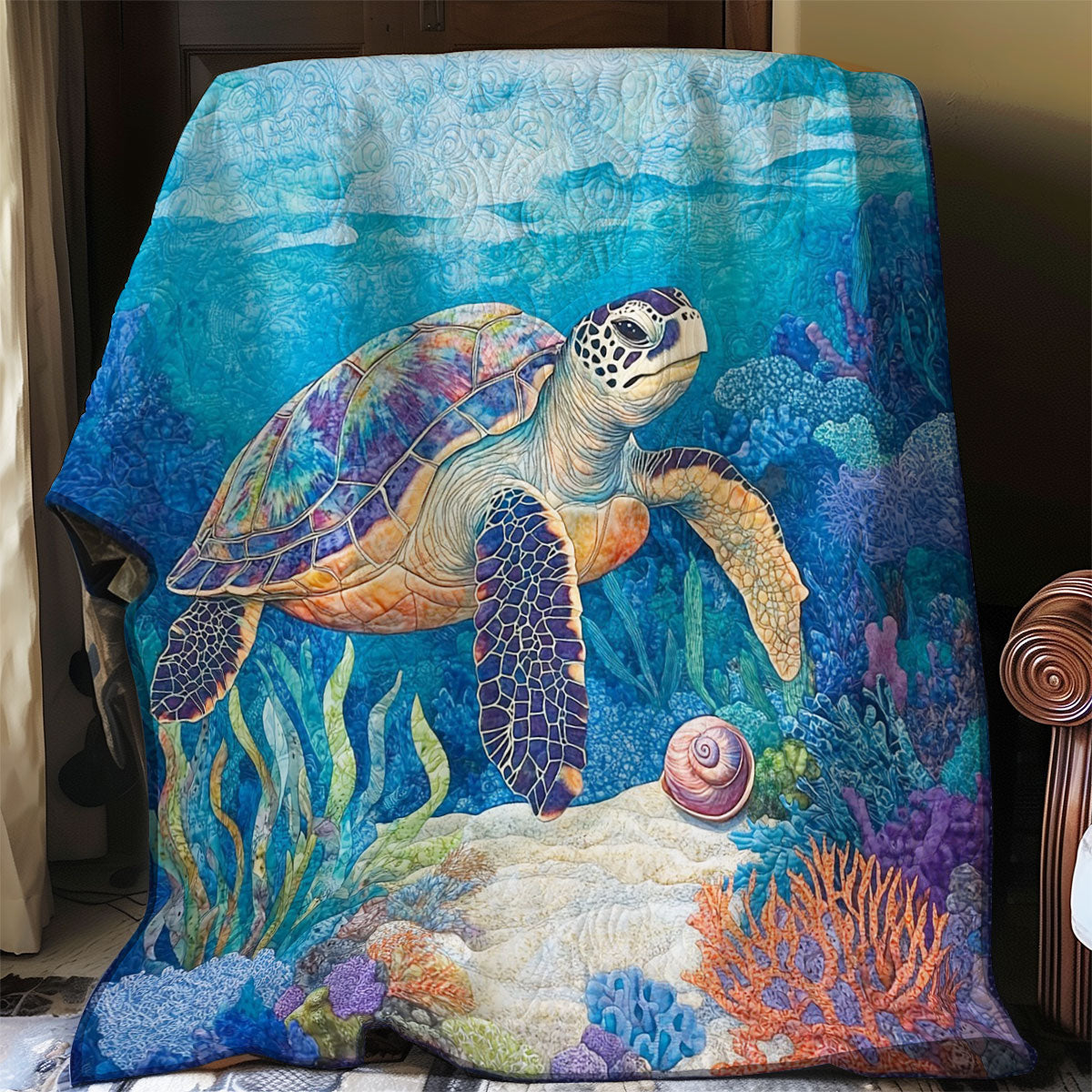 Turtle Sea WO0308004CL Quilt