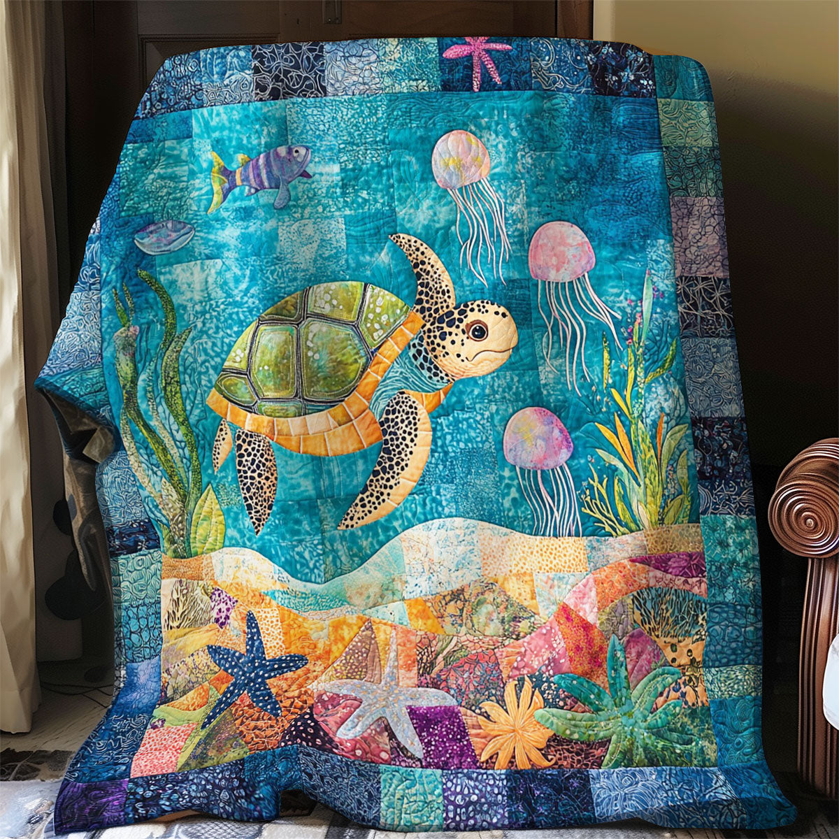 Turtle World WO0508011CL Quilt