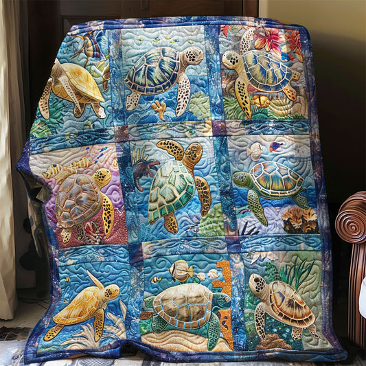 Turtles Ocean WO1008028CL Quilt