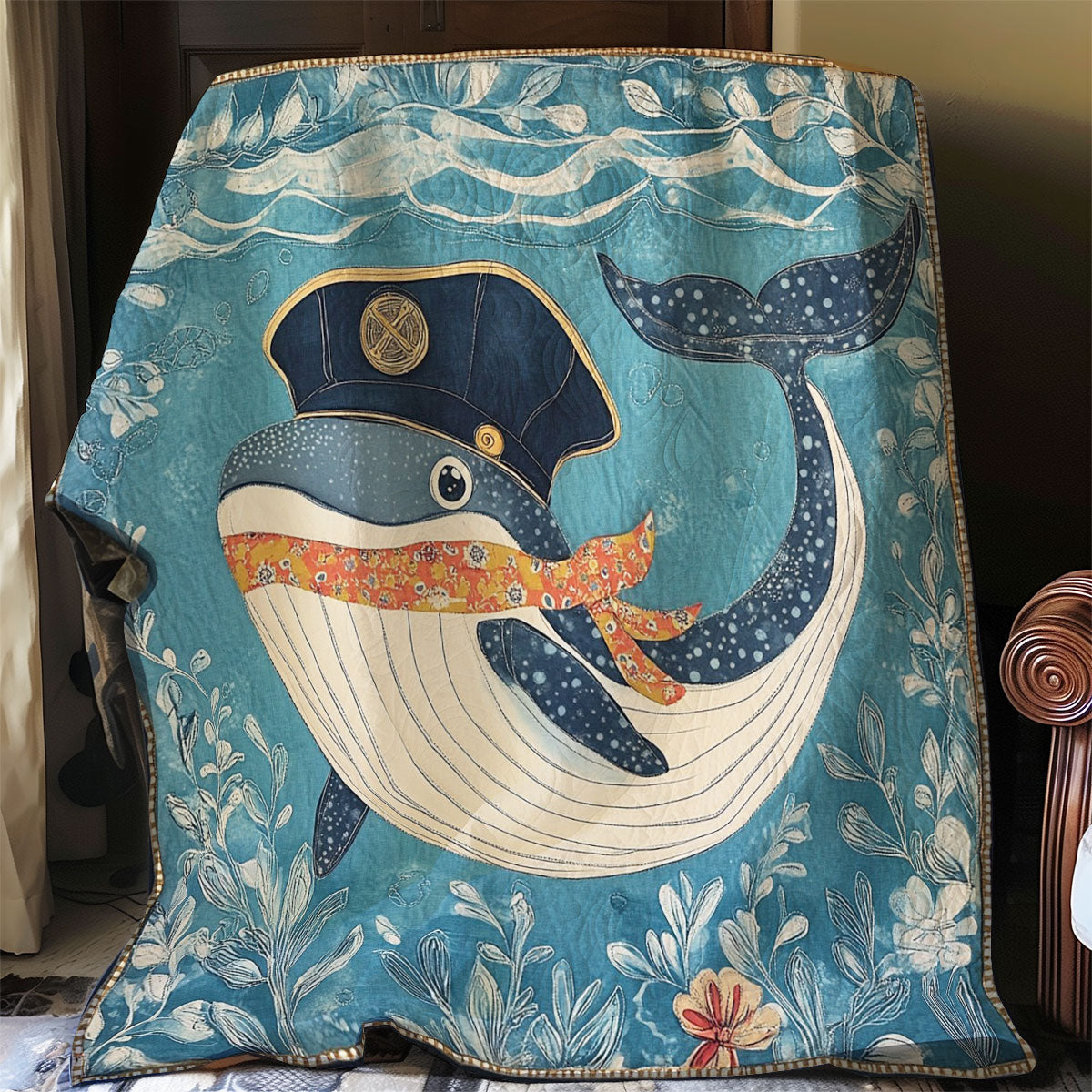 Whale And Ocean WO0608022CL Quilt