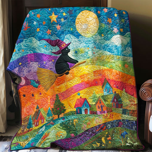 Witch Cat WO0608008CL Quilt