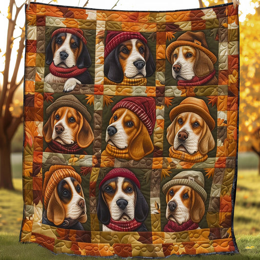 Adorable Beagles WO0808003CL Quilt