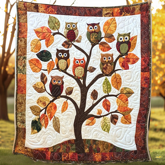 Autumn Owls XR0608024CL Quilt