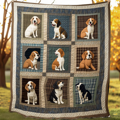 Baby Beagles XR0608019CL Quilt