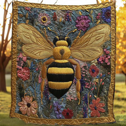 Bee Gold WO0508001CL Quilt