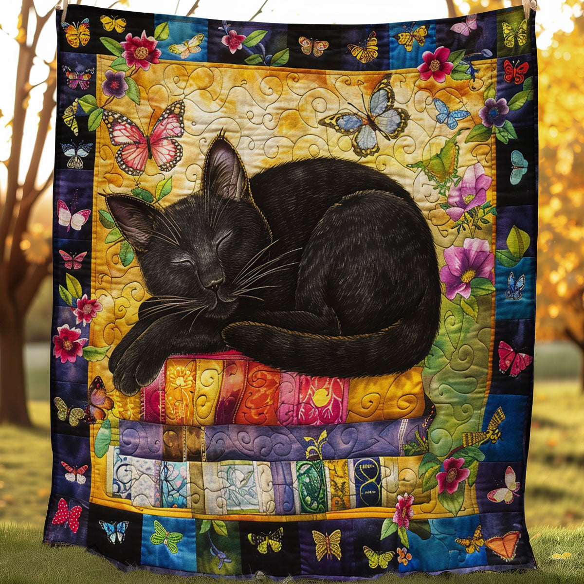 Black Cat Sleep WO3007007CL Quilt