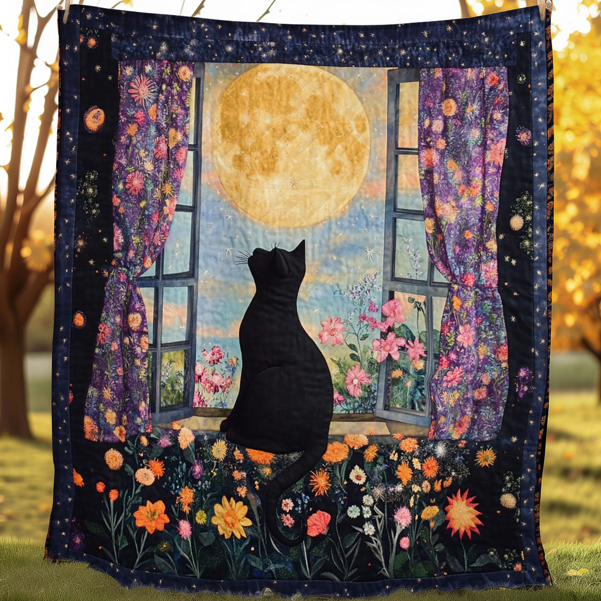 Black Cat Mystique WO0508008CL Quilt