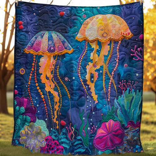 Brilliant Jellyfish WO3007024CL Quilt