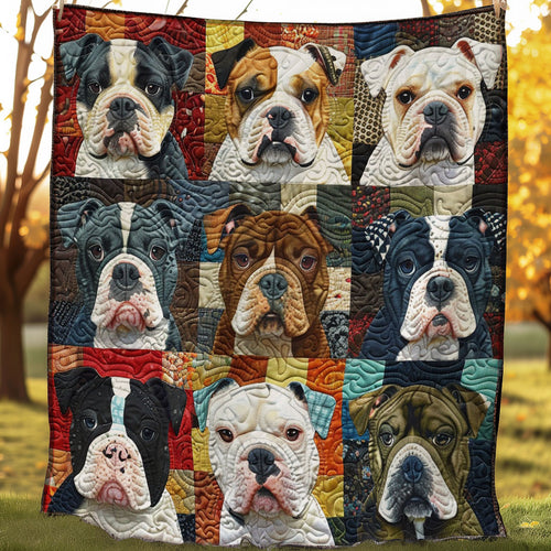 Bull Dogs WO2707031CL Quilt