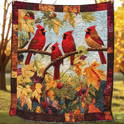 Cardinal Bird WO0308013CL Quilt