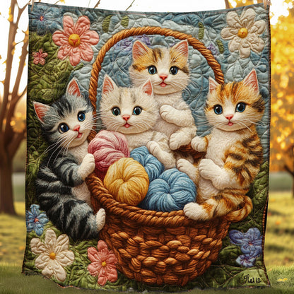 Cats And Wool WO0708002CL Quilt