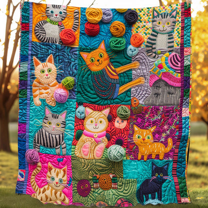 Cats Chasing Yarns XR0908001CL Quilt