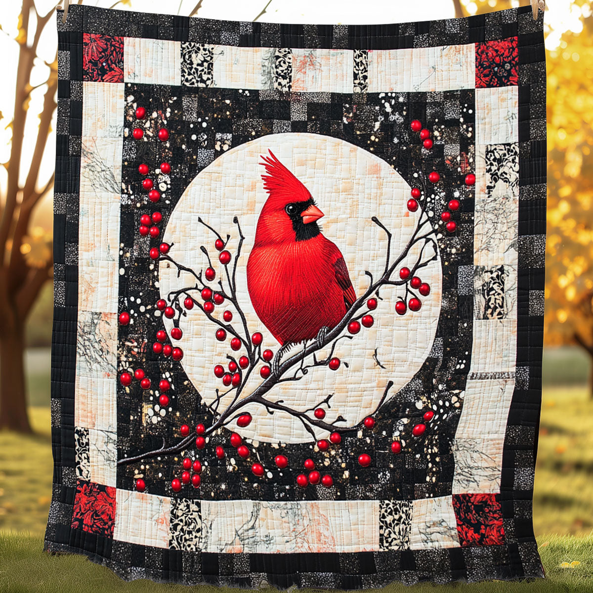 Charming Cardinal XR3107044CL Quilt