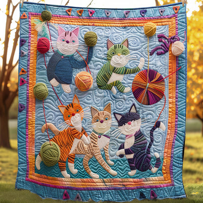 Cheerful Kitten XR3007028CL Quilt