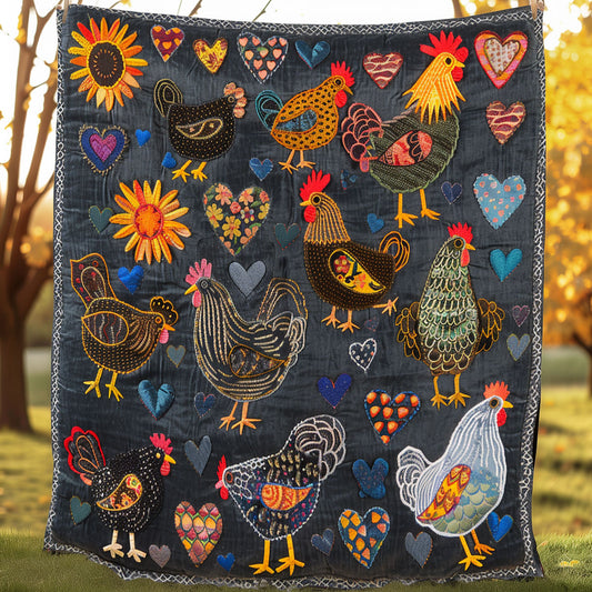 Chickens XR2907008CL Quilt