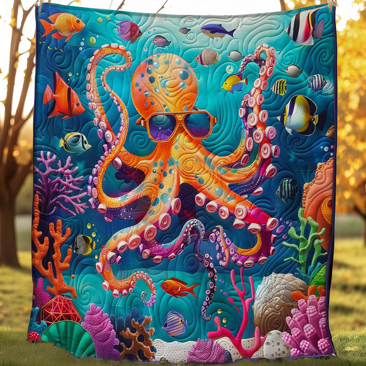 Cool In The Ocean WO1008011CL Quilt