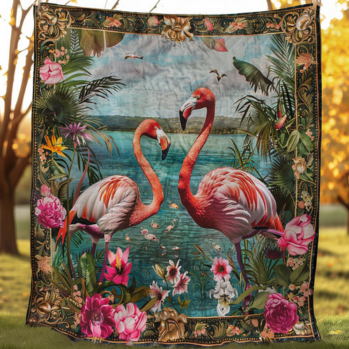 Couple Flamingo WO3007005CL Quilt