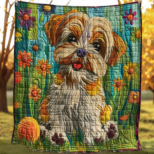 Dog In The Garden WO2707028CL Quilt