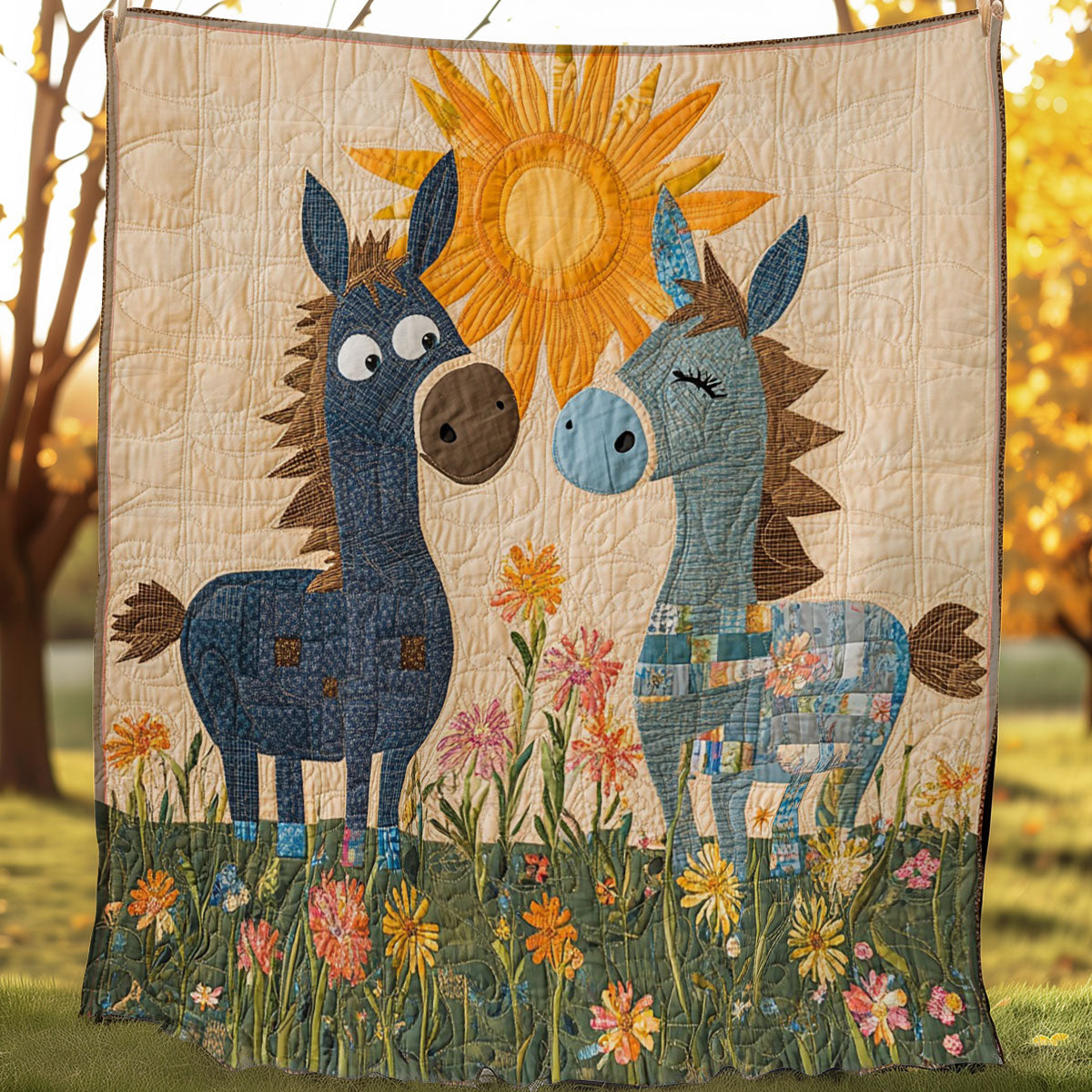 The Adventures Of Clumsy Donkey WO0308027CL Quilt