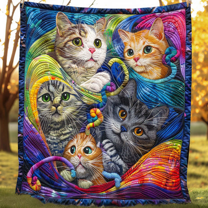 Dreaming Kitties XR3007018CL Quilt