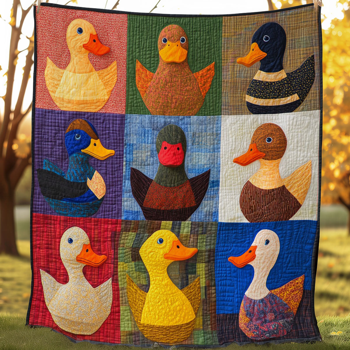 Ducks WO3107016CL Quilt