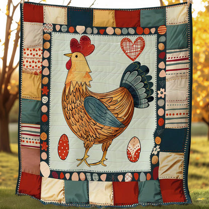 Egg & Rooster Bliss WN2507023CL Quilt