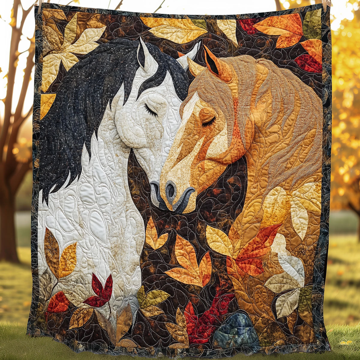 Fall In Love With Horse XR0808041CL Quilt