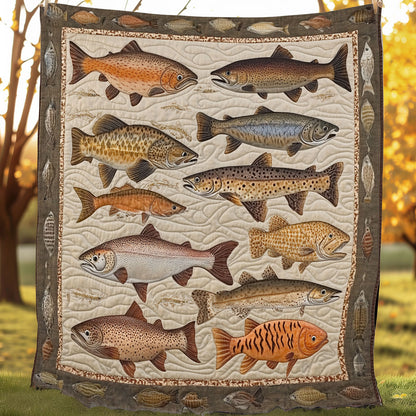 Fish Lover's Haven XR0208017CL Quilt