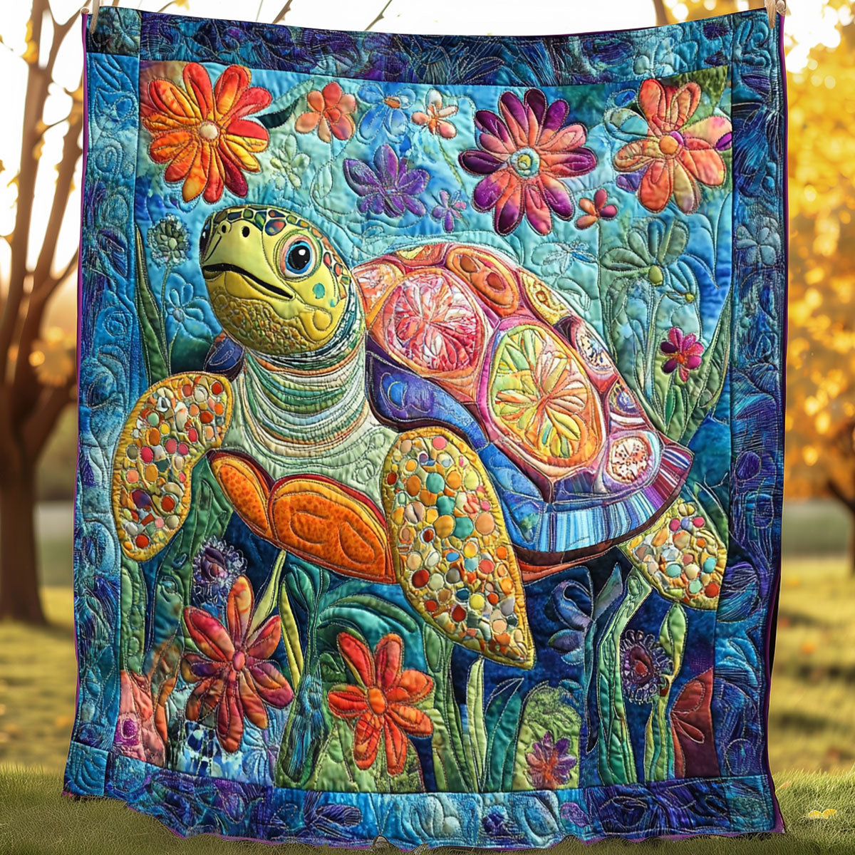 Flower Bay XR0608035CL Quilt