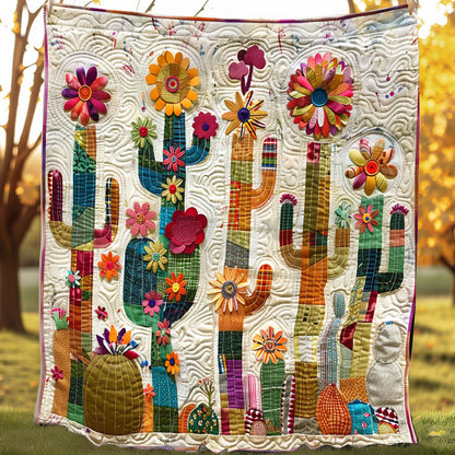 Flower Of Cactus XR3107028CL Quilt