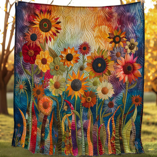 Flowers WO2707033CL Quilt