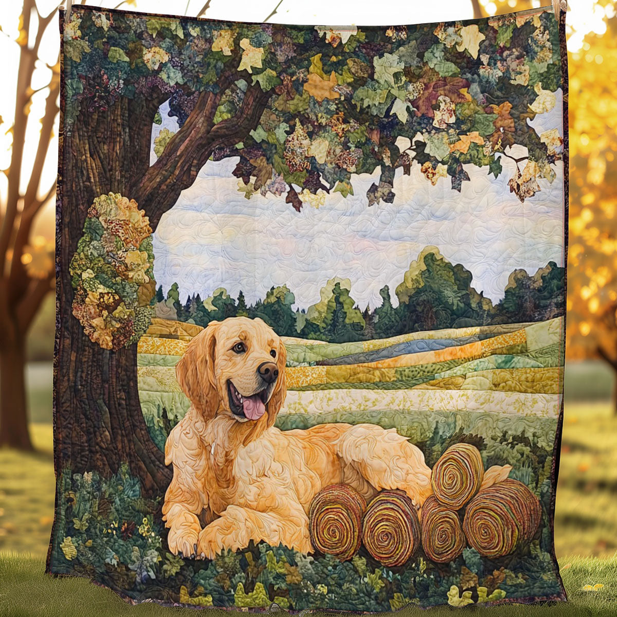 Golden Retriever WO0508007CL Quilt