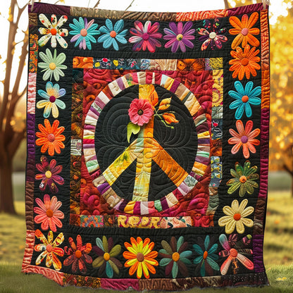 Groovy Peace XR2707007CL Quilt