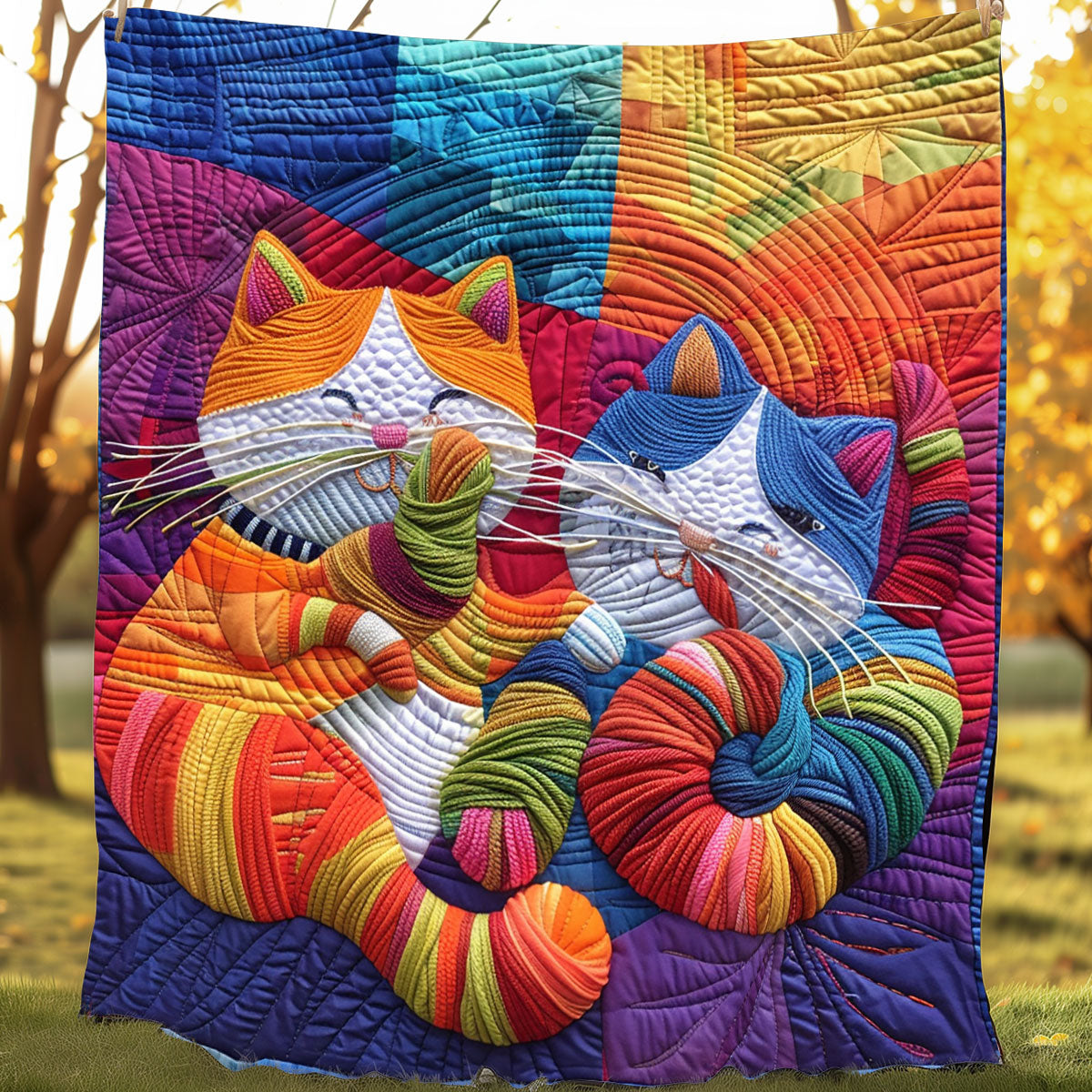 Happy Cats XR3007019CL Quilt