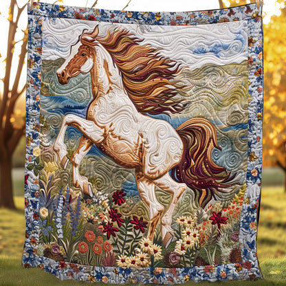 Horse Garden XR0908018CL Quilt