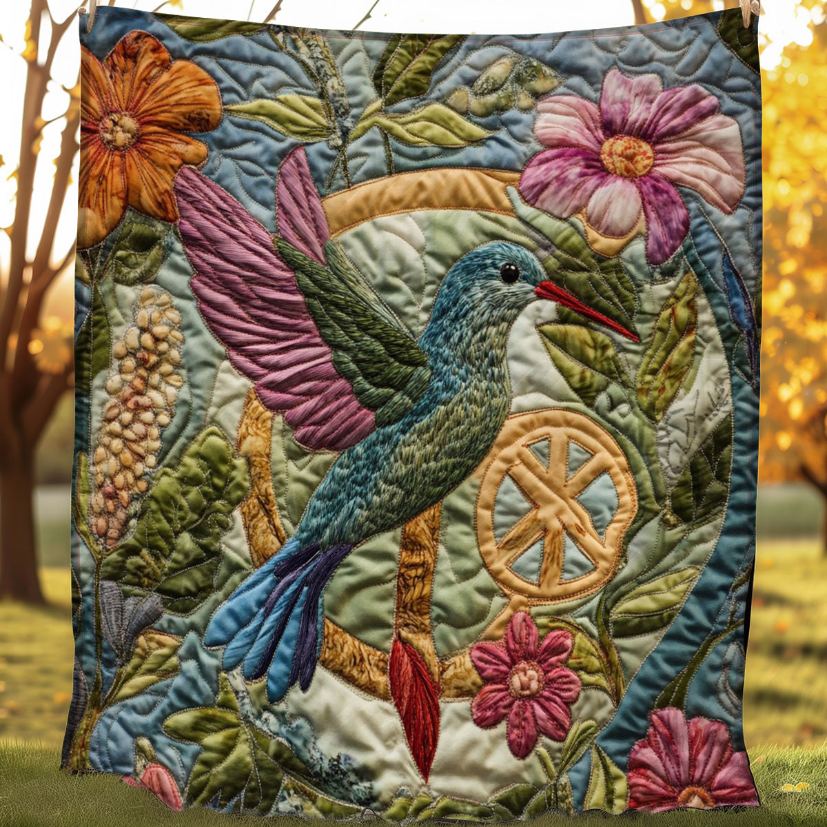 Hummingbird WO0208003CL Quilt