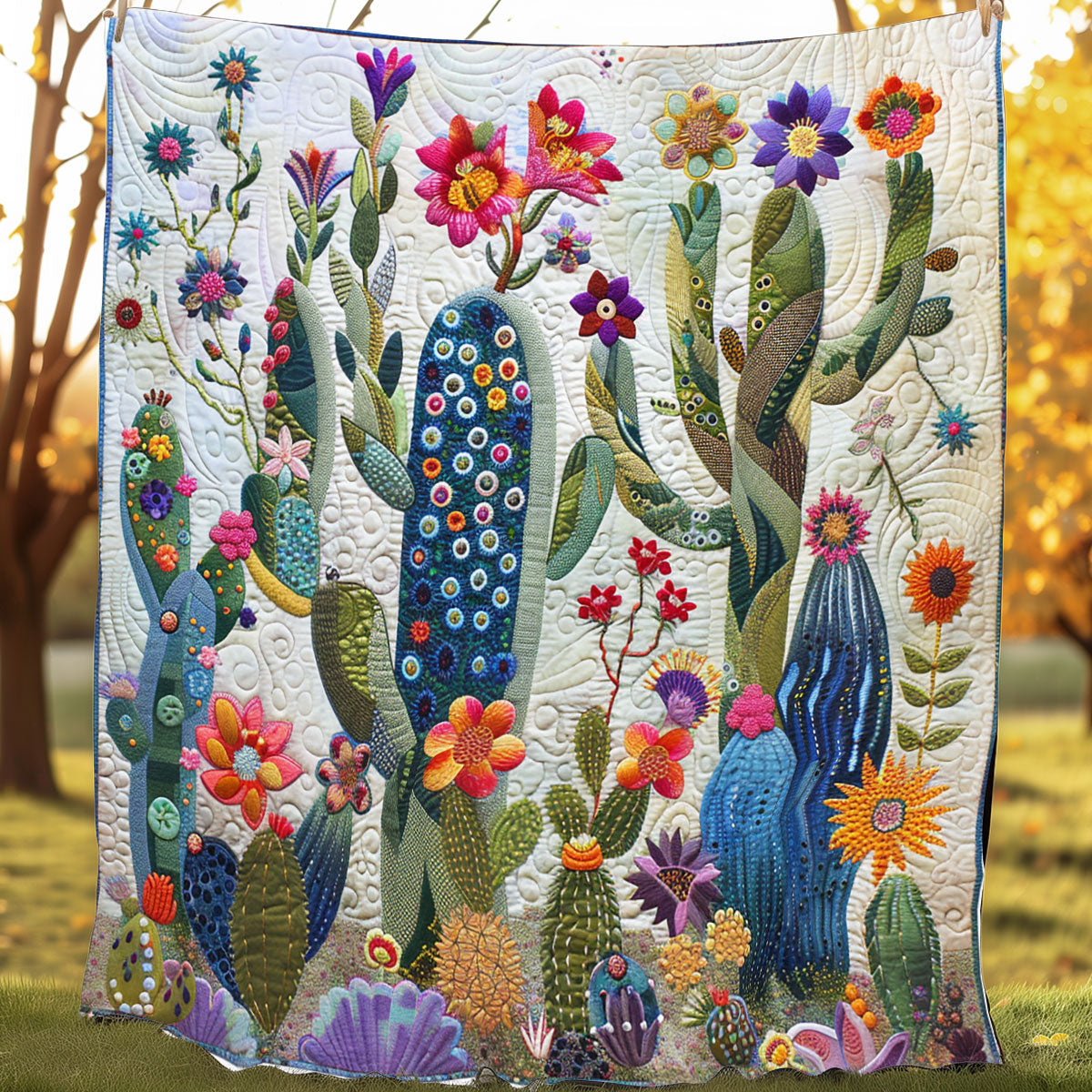 Luminous Cactus Magic XR3107029CL Quilt