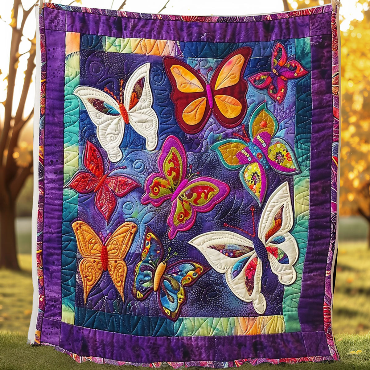 Magical Butterflies XR3007003CL Quilt