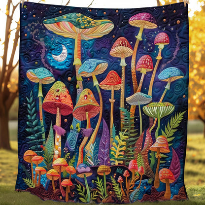 Mushrooms Mysteries WO0908010CL Quilt