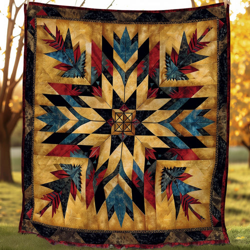 Native Feather Partten WO2707009CL Quilt