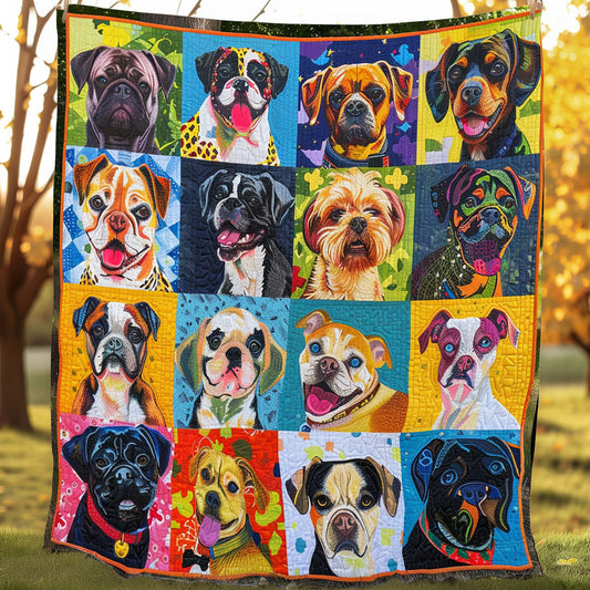 Paintings Of Dogs XR3007015CL Quilt