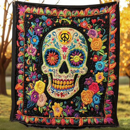 Peace Skull XR0808028CL Quilt