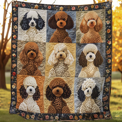 Poodle Cute WO0908033CL Quilt