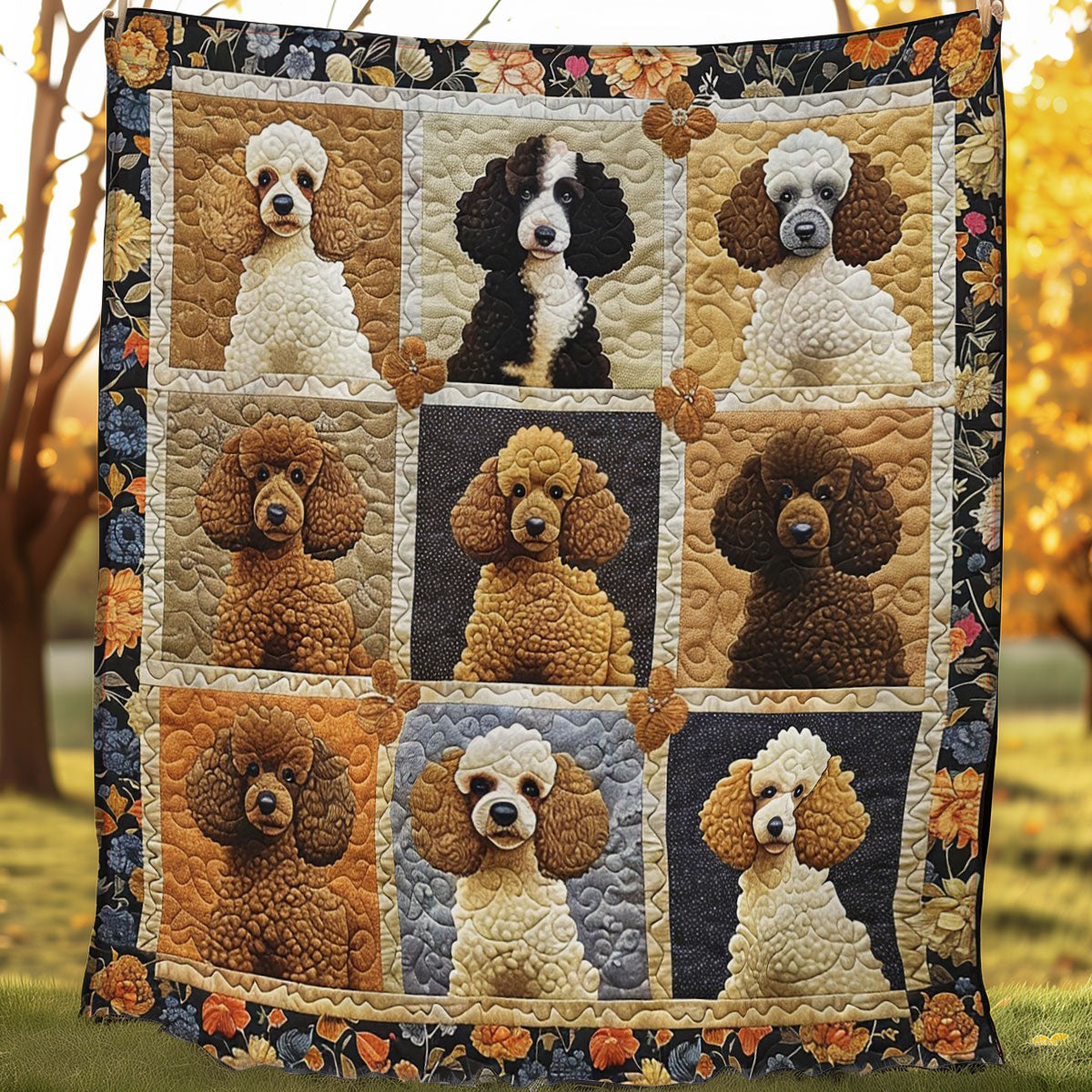 Poodle Is Gentle WO0908032CL Quilt