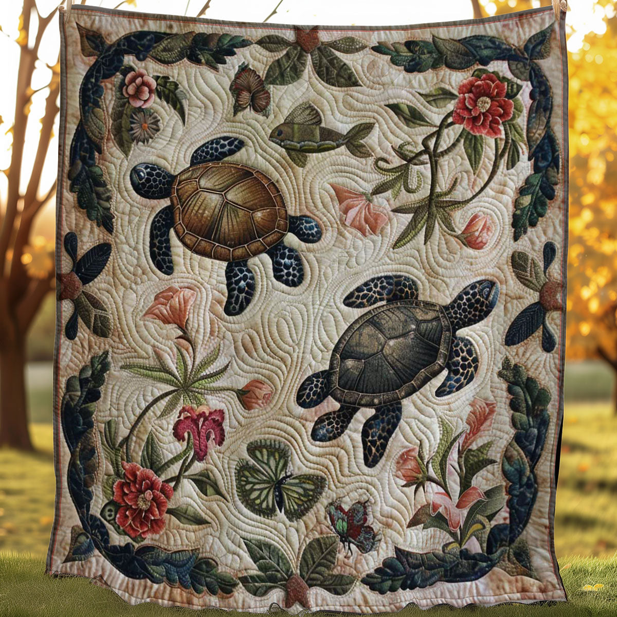 Sea Turtle Serenity WN2507009CL Quilt