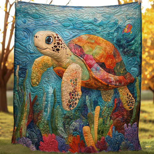 Sea Turtle Tales WO0308038CL Quilt