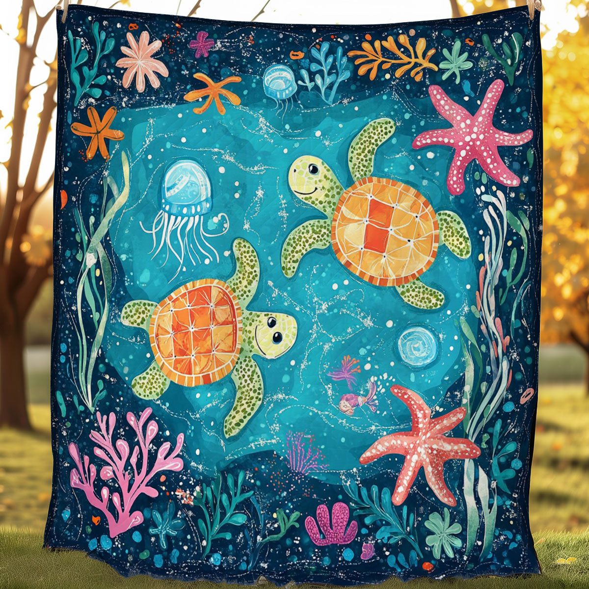 Sea Animals WO0308005CL Quilt